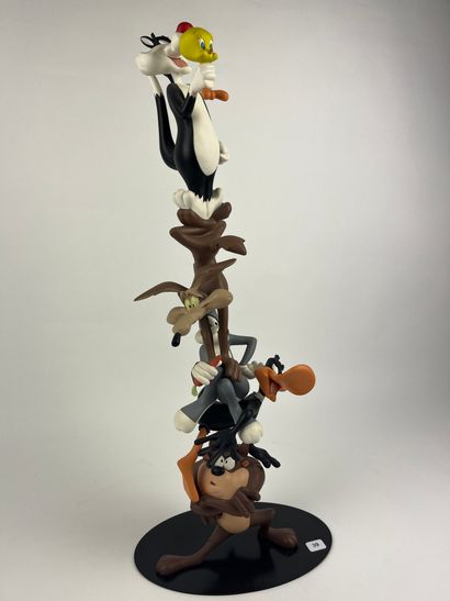 LE TOTEM LOONEY TUNES - Resin statuette (60cm)...