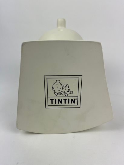 HERGE / TINTIN / BUSTE MONOCHROME BLANC -...