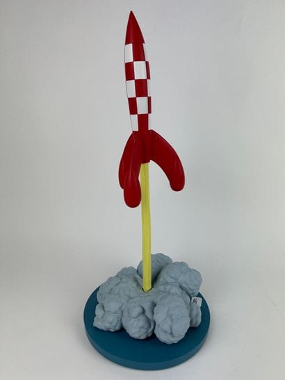 HERGE / OBJECTIF LUNE / FUSEE AU DECOLLAGE...