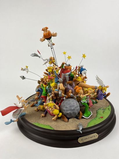 UDERZO / ASTERIX ET OBELIX / LA BAGARRE «50...