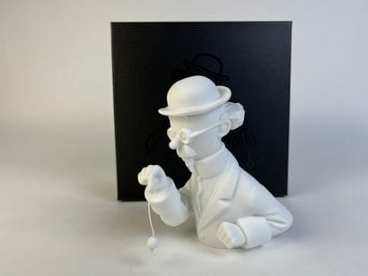 HERGE / TOURNESOL / PORCELAIN BUST - Porcelain...