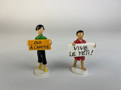 HERGE / LA CARTE DE VŒUX 1972 / SERIE 3 /...