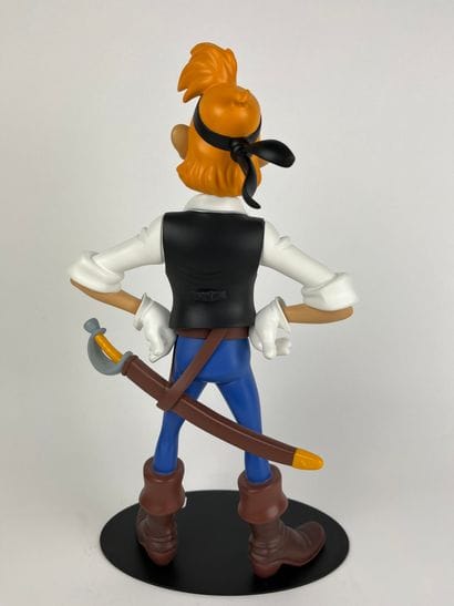 UDERZO / JEHAN PISTOLET - Statuette en résine...