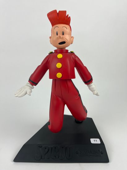CHALAND / SPIROU SURPRIS - Polychrome resin...
