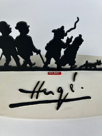 HERGE / BEST WISHES - Visual of the 1954...