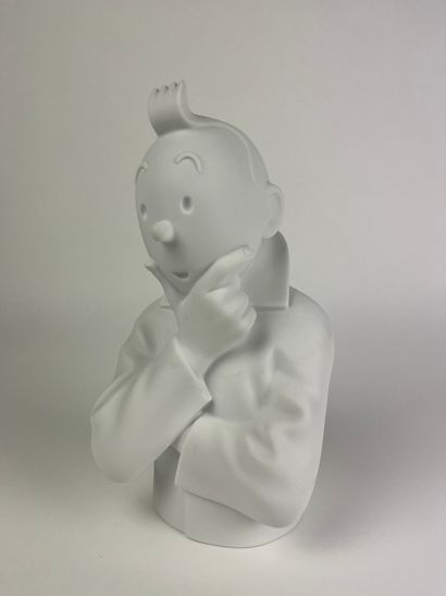 HERGE / TINTIN / PORCELAIN BUST (GRAND MODELE)...