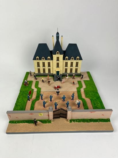 HERGE / CHATEAU DE MOULINSART & LA FANFARE...