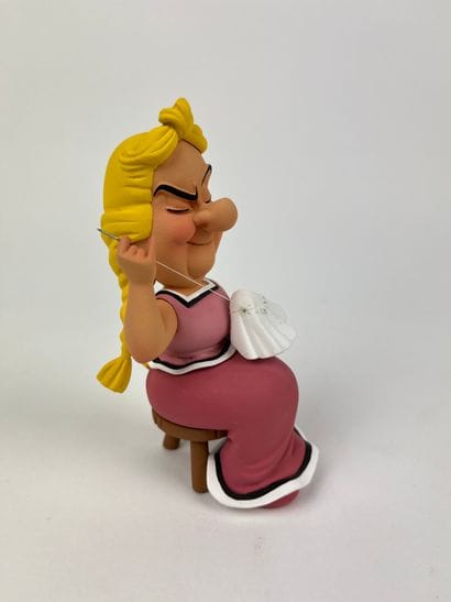 UDERZO / BONNEMINE - Resin statuette (13cm)...