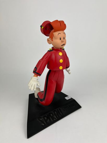 CHALAND / SPIROU SURPRIS - Polychrome resin...