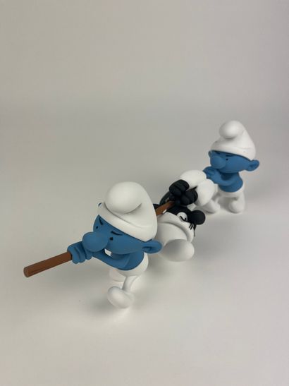 PEYO / LES SCHTROUMPFS / LA CAPTURE DU SCHTROUMPF...
