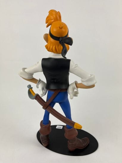 UDERZO / JEHAN PISTOLET - Statuette en résine...