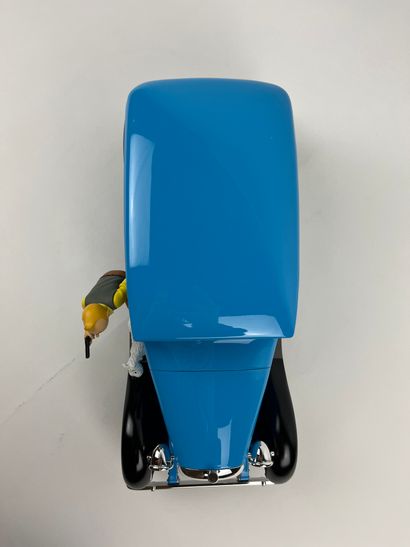 HERGE / TINTIN IN AMERICA / TAXI BLEU - Resin...
