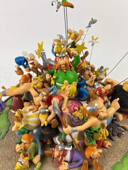 UDERZO / ASTERIX ET OBELIX / LA BAGARRE «50...