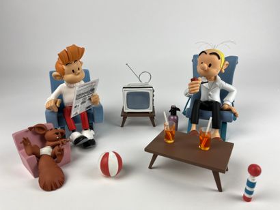 FOURNIER/ SPIROU ET FANTASIO - Interior scene...