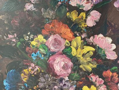 Raymond-Jean BIZET (1922-2015)
Fleurs, 1974
Huile...