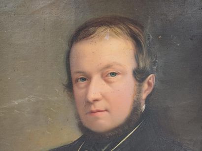 Ecole française du XIXe siècle
Portrait d'homme...