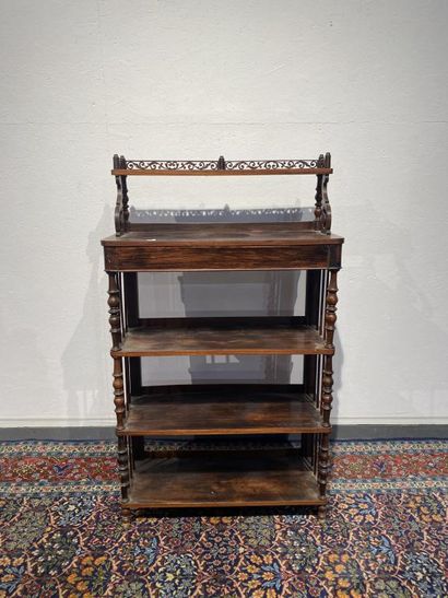 Sideboard in painted wood imitating rosewood...