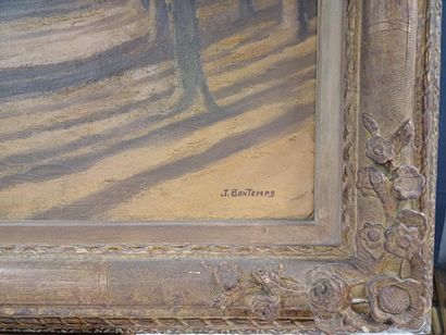 Joseph BONTEMPS (1906-1978)
Chemin en sous-bois...