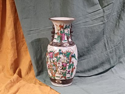 CHINA - Nanjing 
Ceramic baluster vase with...