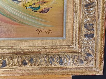 Garlonn LE GOARNIG (1946-2014)
La femme paon,...