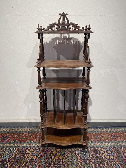 Wooden score cabinet painted in imitation...