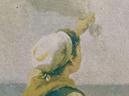 Reproduction showing the start.
Sight size:...