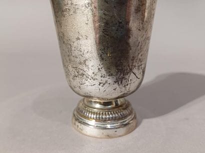 TIMBALE in silver (950). PARIS, goldsmith...