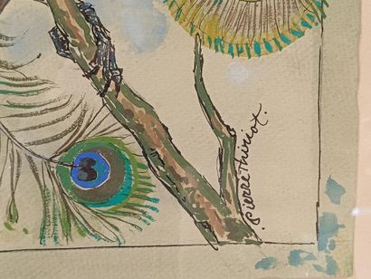 Pierre THIRIOT (1904-1991)
Le geai paré des...