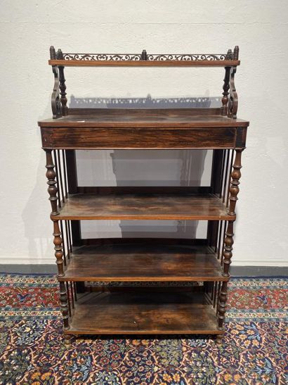 Sideboard in painted wood imitating rosewood...
