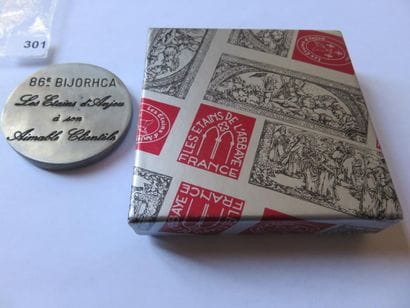 Medals - Set of 2 pewter medals, Bicentenary...