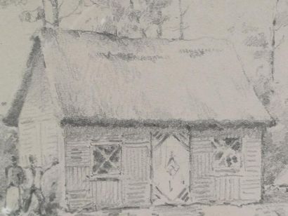 19th century school 
Military camp. 
Pencil...