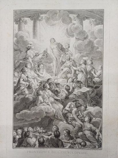 Lot of antique prints including 
- Charles-Nicolas...