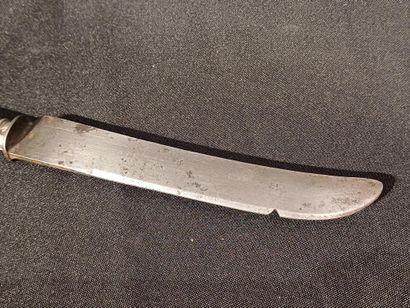 BREAD KNIFE, forged silver handle (800)....