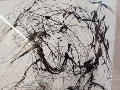 Ecole contemporaine 
Etudes de nus
Encre...