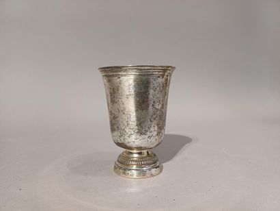 TIMBALE in silver (950). PARIS, goldsmith...