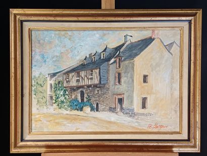 Loïc BARREAU (XX)
Maison ancienne
Huile sur...