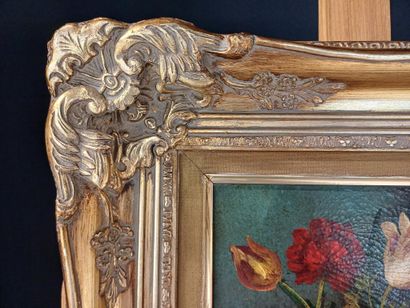 VALENTI
Nature morte au bouquet de fleurs
Huile...