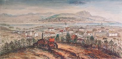 Jean Raffu LE PERSAN (1920-2008)
Les rives...