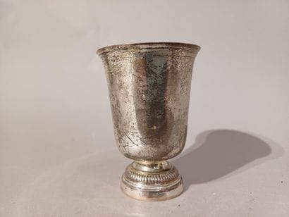 TIMBALE in silver (950). PARIS, goldsmith...