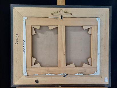Ecole moderne
Maison close
Huile sur toile...