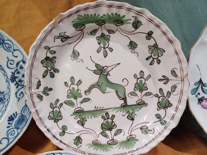 DELFT, BORDEAUX, EAST 
Earthenware set with...