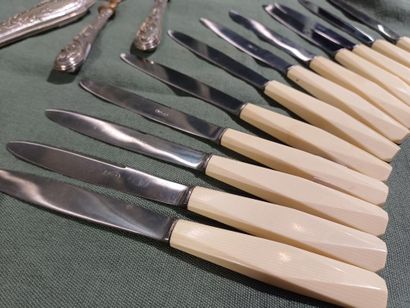 Set of cutlery with 925 thousandths sterling...