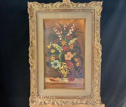 Raymond-Jean BIZET (1922-2015)
Fleurs, 1969
Deux...