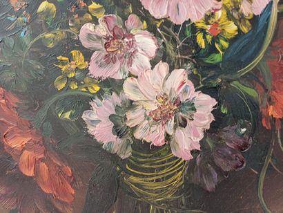Raymond-Jean BIZET (1922-2015)
Fleurs, 1974
Huile...