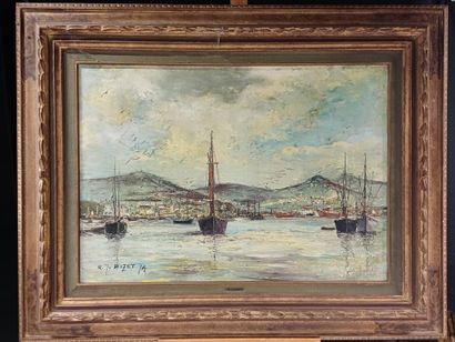 Raymond-Jean BIZET (1922-2015)
Marine, 1974
Huile...