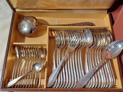 Two silver-plated menagère parts including...