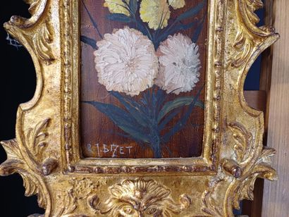 Raymond-Jean BIZET (1922-2015)
Fleurs 
Deux...