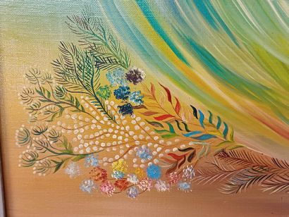 Garlonn LE GOARNIG (1946-2014)
La femme paon,...