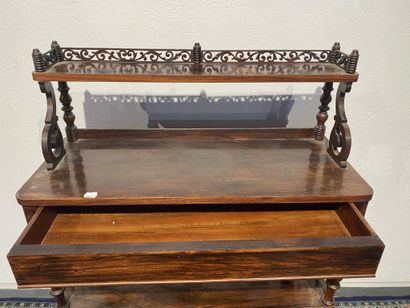 Sideboard in painted wood imitating rosewood...