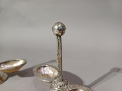 PAIR OF DOUBLE SALONS in mother-of-pearl,...